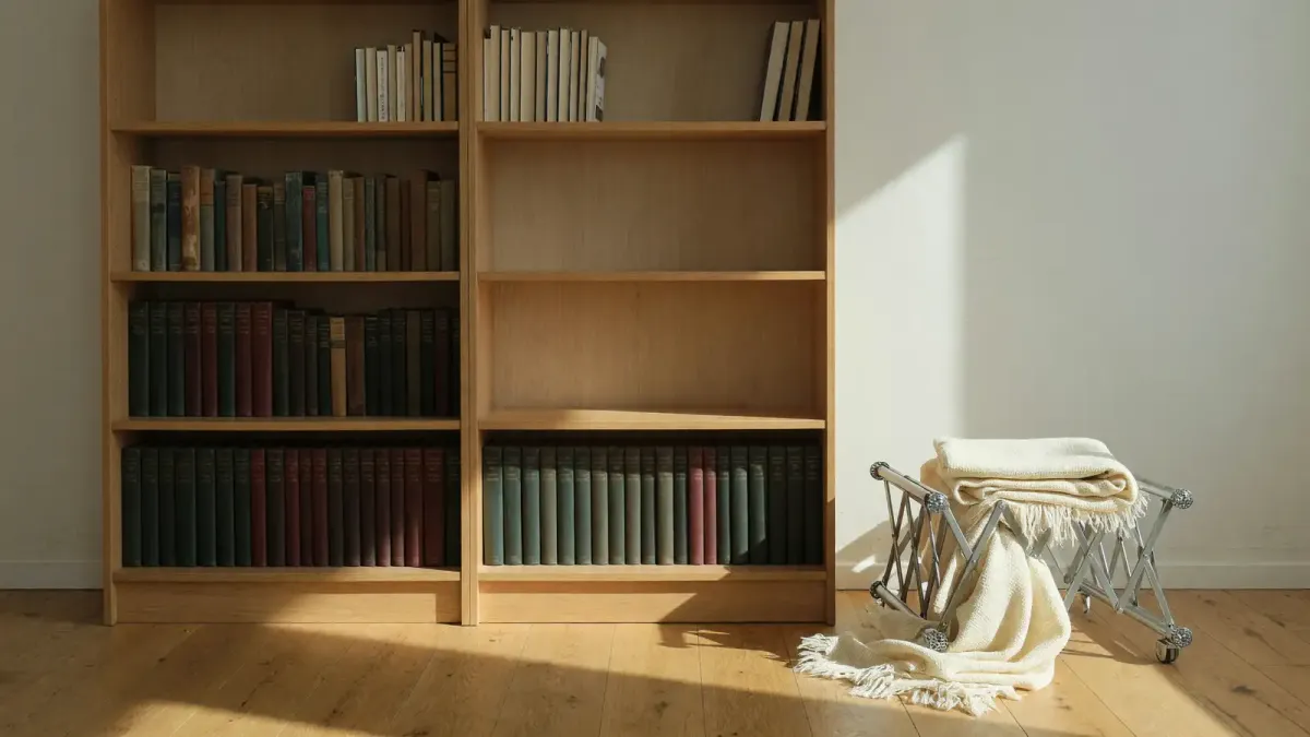 Home Organization Starts by Leaving Shelf Space