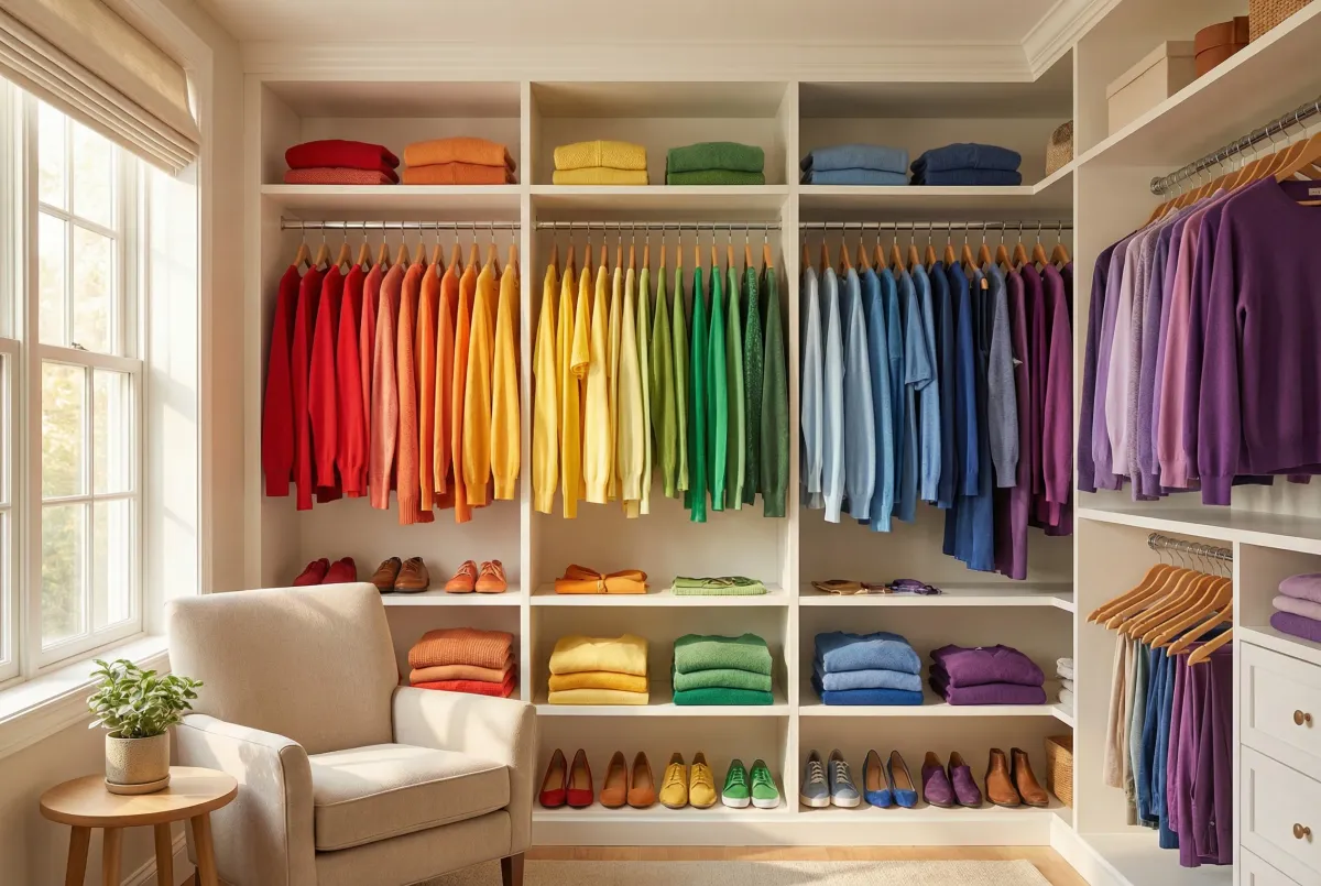Color-Coded Closet System: Transform Your Wardrobe Organization