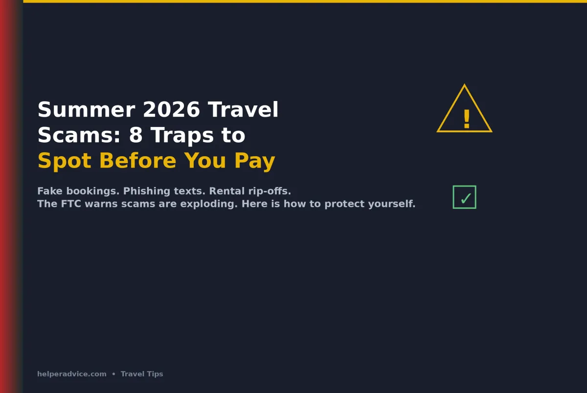 Summer 2026 Travel Scams Are Exploding — 8 Traps to Spot Before You Pay