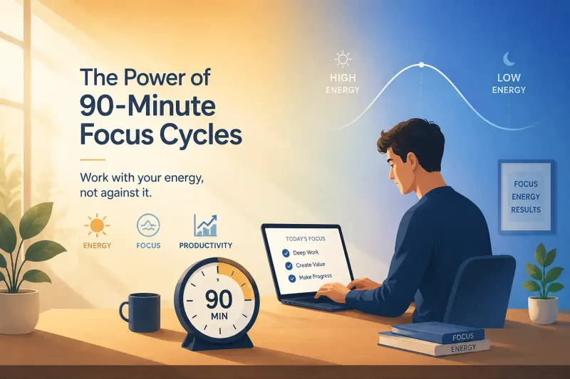 The 90-Minute Rule: Work With Your Brain's Natural Energy Cycles for Peak Productivity