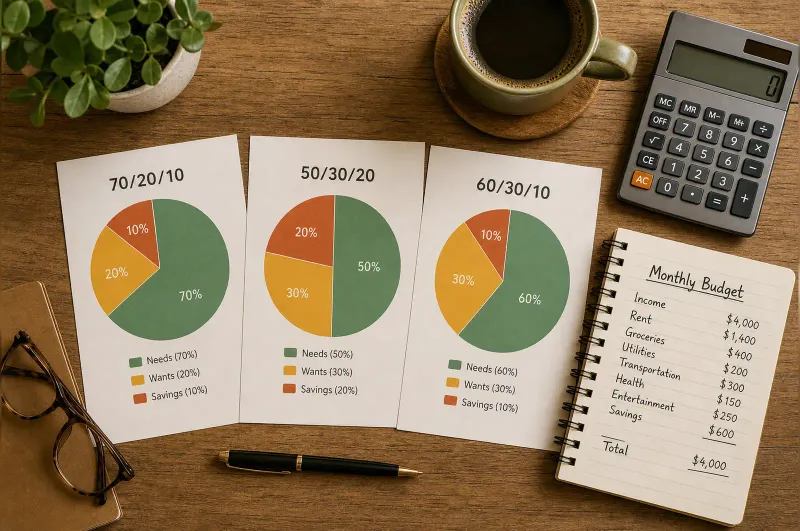 70/20/10 vs 50/30/20: Which Budget Rule Actually Works for Your Life Stage